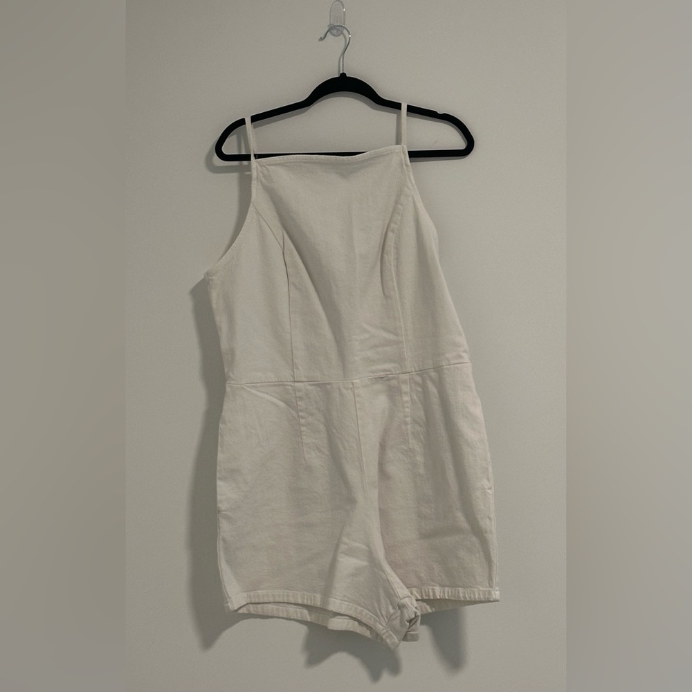 Abercrombie & Fitch White Romper